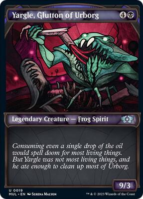 Yargle, Glutton of Urborg card from March of the Machine: Multiverse Legends