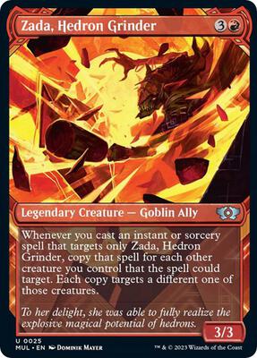 Zada, Hedron Grinder card from March of the Machine: Multiverse Legends