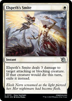 Elspeth's Smite card from March of the Machine