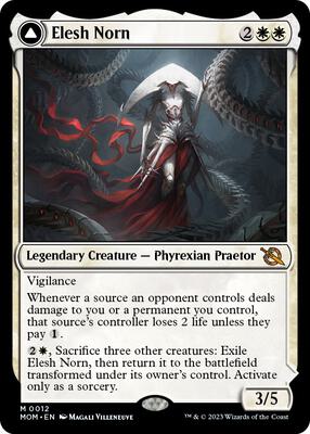 Elesh Norn card from March of the Machine