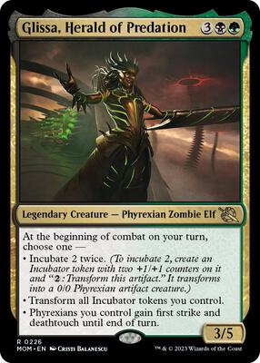 Glissa, Herald of Predation card from March of the Machine
