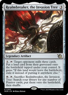Realmbreaker, the Invasion Tree card from March of the Machine