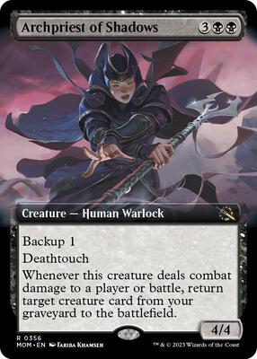 Archpriest of Shadows (Extended Art) card from March of the Machine