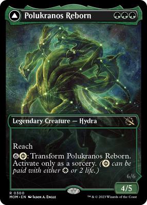 Polukranos Reborn (Showcase) card from March of the Machine