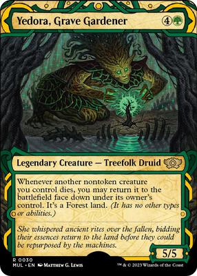 Yedora, Grave Gardener card from March of the Machine: Multiverse Legends