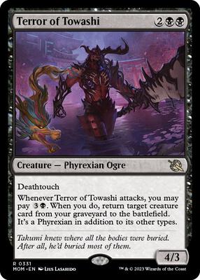 Terror of Towashi card from March of the Machine