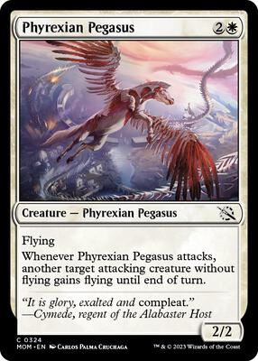 Phyrexian Pegasus card from March of the Machine