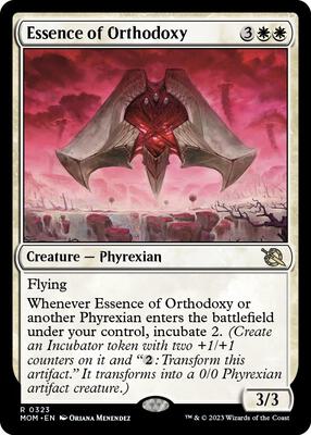 Essence of Orthodoxy card from March of the Machine