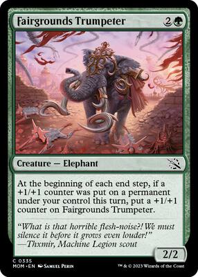 Fairgrounds Trumpeter card from March of the Machine
