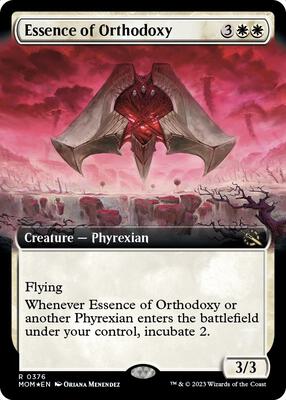Essence of Orthodoxy (Extended Art) card from March of the Machine