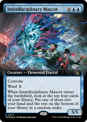 Interdisciplinary Mascot (Extended Art) card from March of the Machine