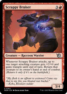 Scrappy Bruiser card from March of the Machine