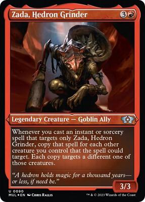 Zada, Hedron Grinder (Foil Etched) card from March of the Machine: Multiverse Legends