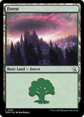 Forest (0281) card from March of the Machine