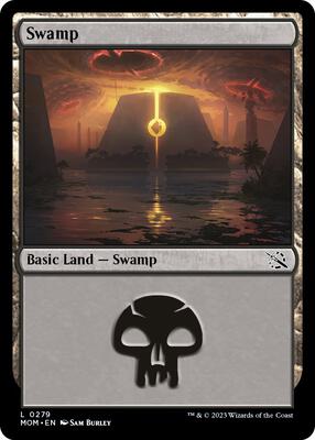 Swamp (0279) card from March of the Machine
