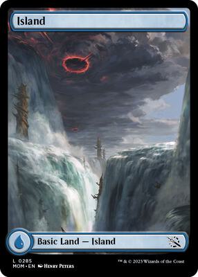 Island (0285) card from March of the Machine