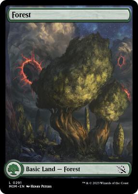 Forest (0291) card from March of the Machine