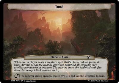 Jund card from Planechase: March of the Machine