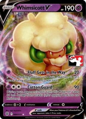 Whimsicott V - 064/172 card from Prize Pack Series Cards