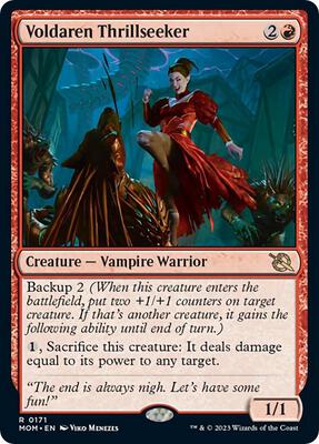 Voldaren Thrillseeker card from March of the Machine