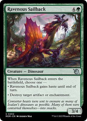 Ravenous Sailback card from March of the Machine