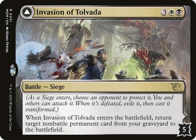 Invasion of Tolvada card from March of the Machine