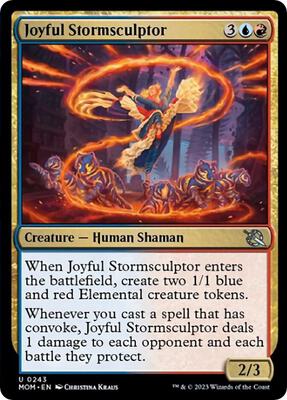 Joyful Stormsculptor card from March of the Machine