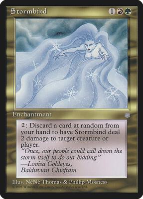 Stormbind card from Ice Age