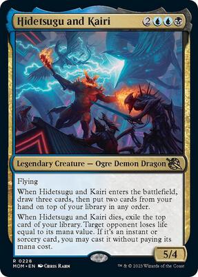 Hidetsugu and Kairi card from March of the Machine