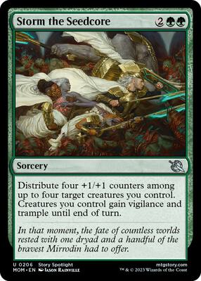 Storm the Seedcore card from March of the Machine