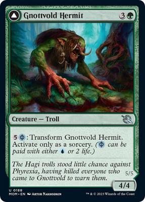 Gnottvold Hermit card from March of the Machine