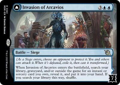 Invasion of Arcavios card from March of the Machine