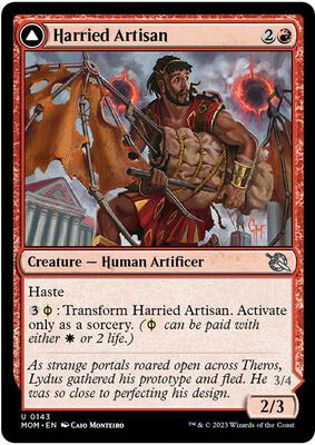 Harried Artisan card from March of the Machine