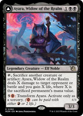 Ayara, Widow of the Realm card from March of the Machine
