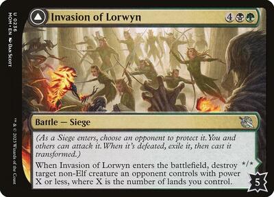 Invasion of Lorwyn card from March of the Machine