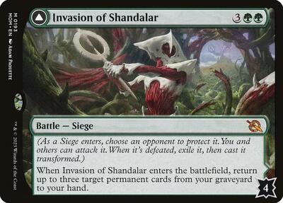 Invasion of Shandalar card from March of the Machine