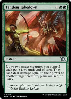Tandem Takedown card from March of the Machine