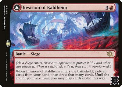 Invasion of Kaldheim card from March of the Machine