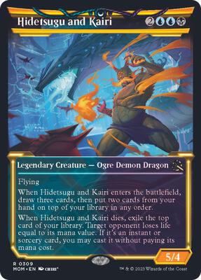 Hidetsugu and Kairi (Showcase) card from March of the Machine