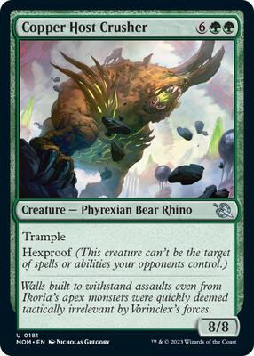 Copper Host Crusher card from March of the Machine