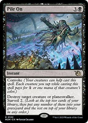 Pile On card from March of the Machine