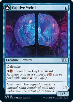 Captive Weird card from March of the Machine