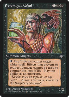Stromgald Cabal card from Ice Age