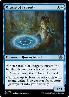Oracle of Tragedy card from March of the Machine