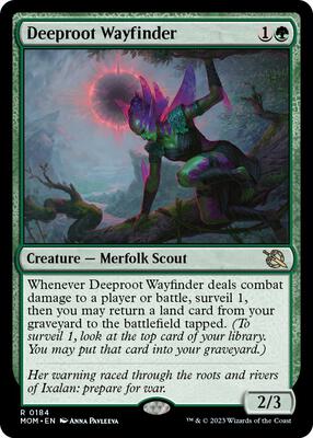 Deeproot Wayfinder card from March of the Machine