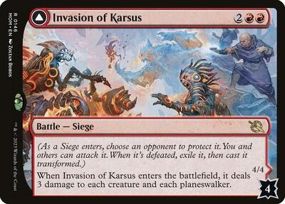 Invasion of Karsus card from March of the Machine