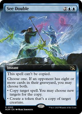 See Double (Extended Art) card from March of the Machine