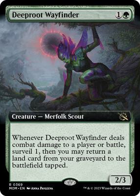 Deeproot Wayfinder (Extended Art) card from March of the Machine