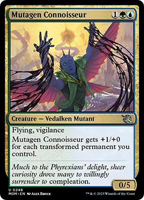 Mutagen Connoisseur card from March of the Machine