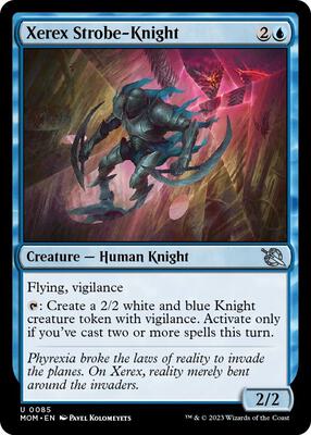 Xerex Strobe-Knight card from March of the Machine